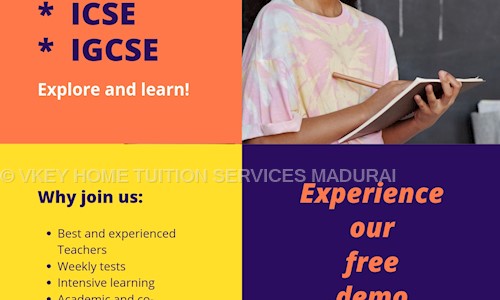 VKEY HOME TUITION SERVICES MADURAI - School Tuitions in Madurai City, Madurai