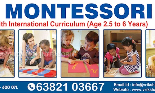 VRIKSHA MONTESSORI - Playschools in Avadi, Chennai