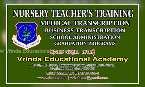 Vrinda Educational Academy - Job Training in Raghavendra Industrial Estate, Bangalore