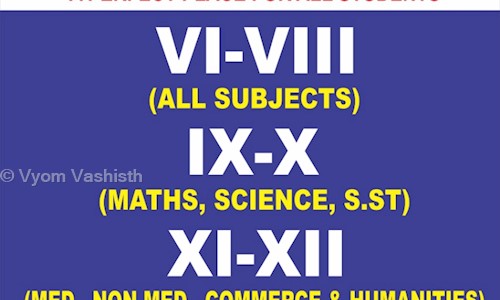 Vyom Vashisth - School Tuitions in Sector 24, Gurgaon
