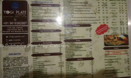 Subhadra Pure Veg Caterers - Catering Services in Kharghar, Mumbai