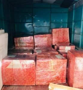 Moving Trucks of Hariyana Logistics