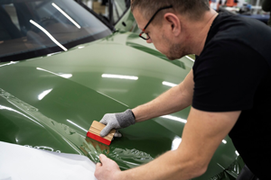 car wrapping of Farben guard