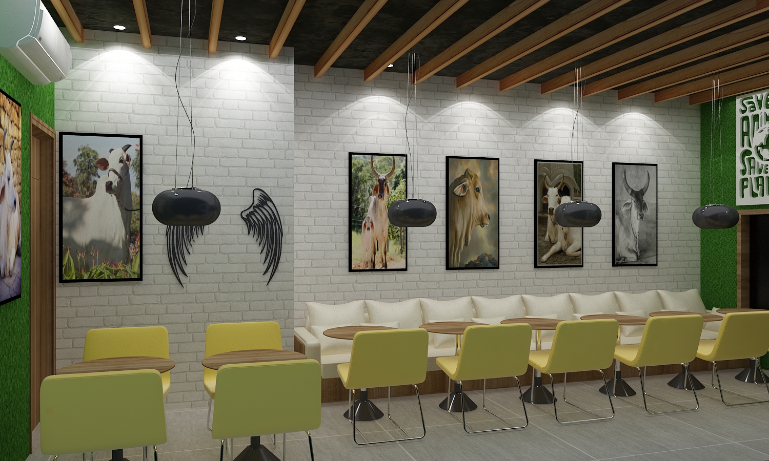 Cafe Interiors of Admire Design House