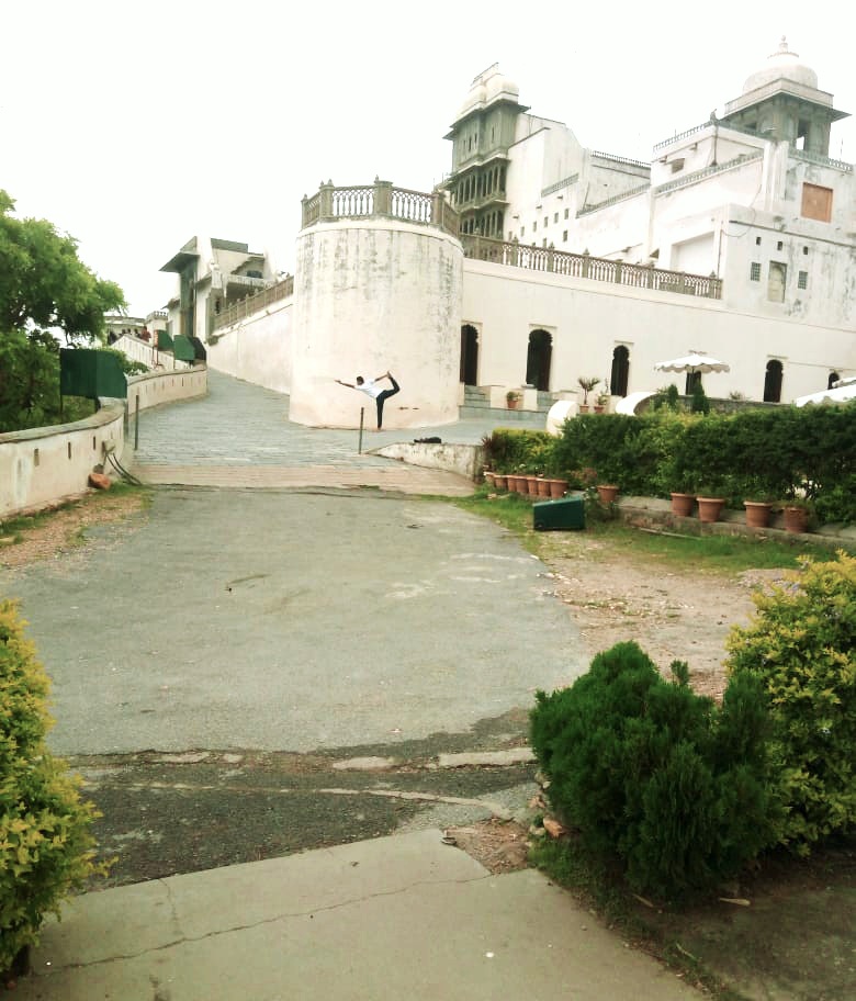 Rooftop Class of Kaushalam Yoga