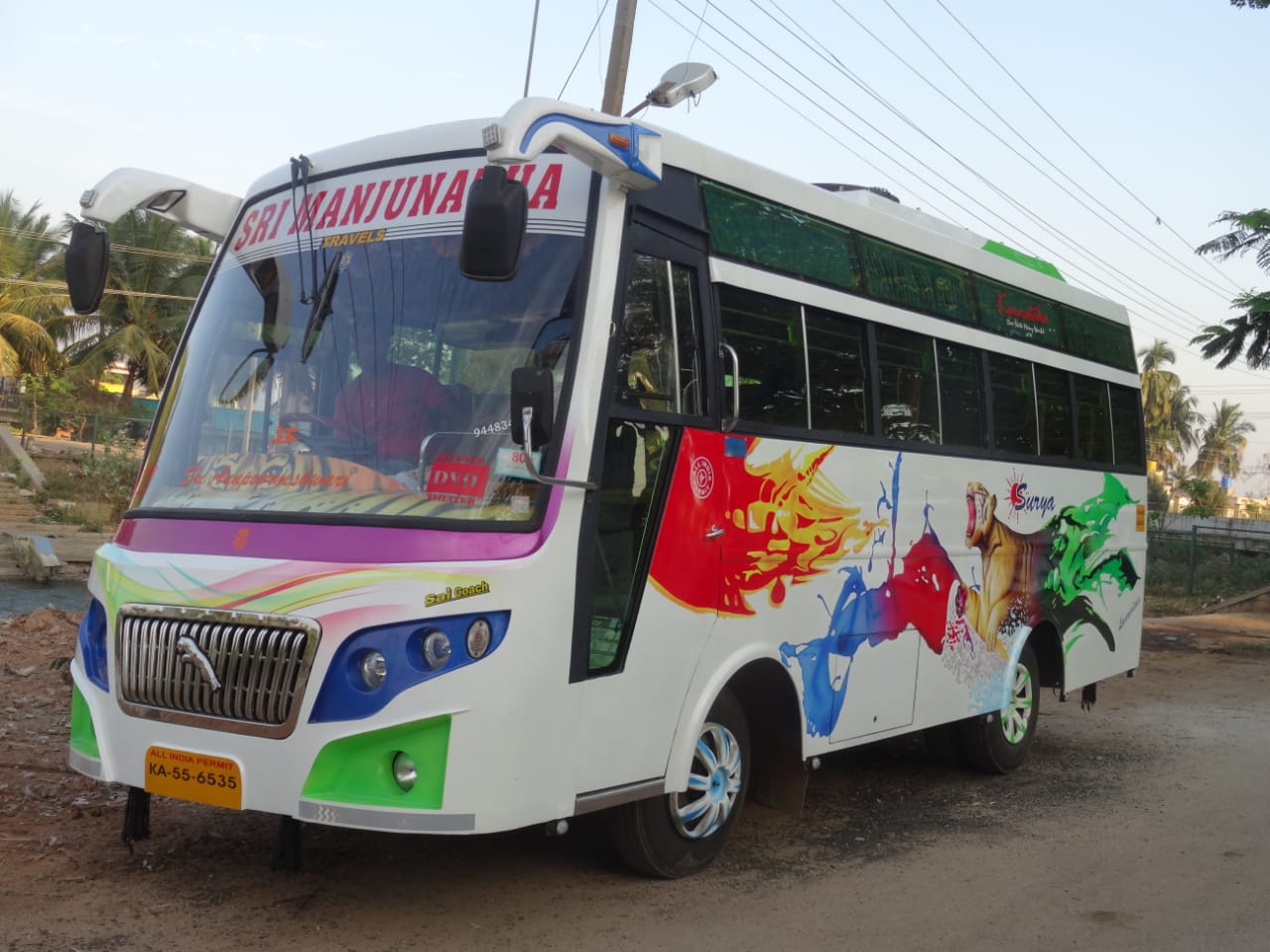 bus of Anarghya Tours & Travels