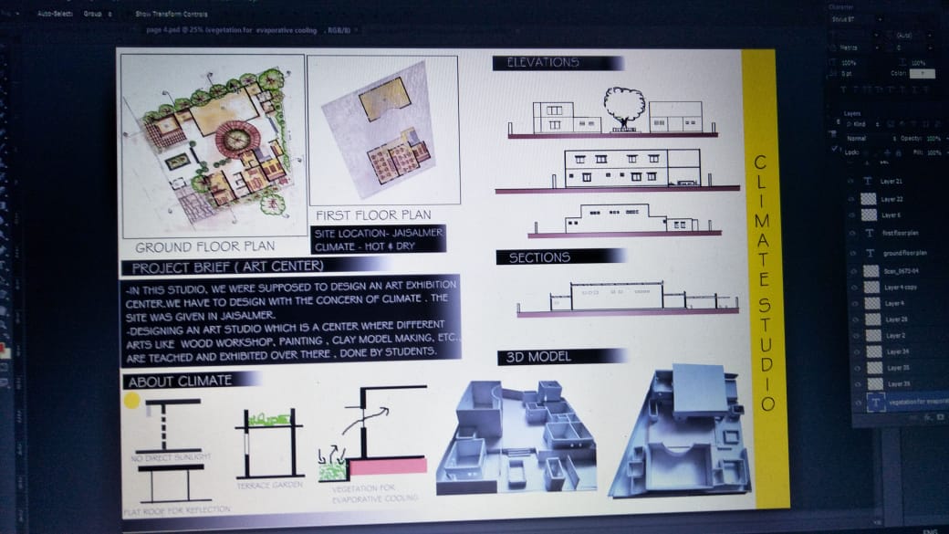 Student Design Exhibits of Cadwin Academy & Computers