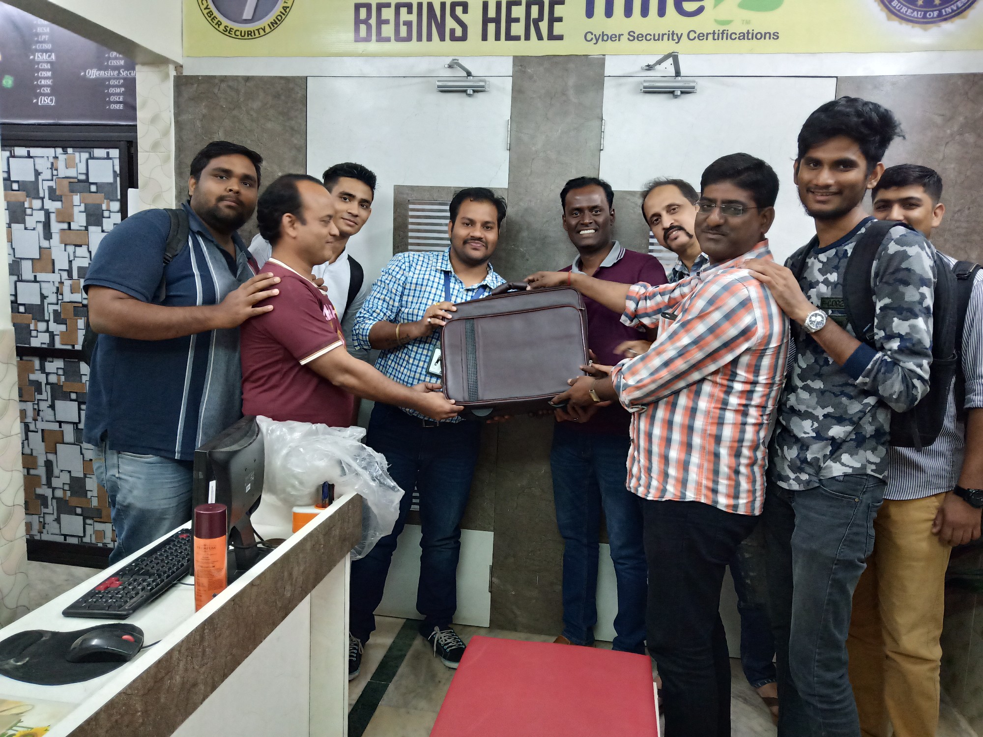 Certification Distribution Ceremony of Career Technology Cyber Security India Pvt Ltd
