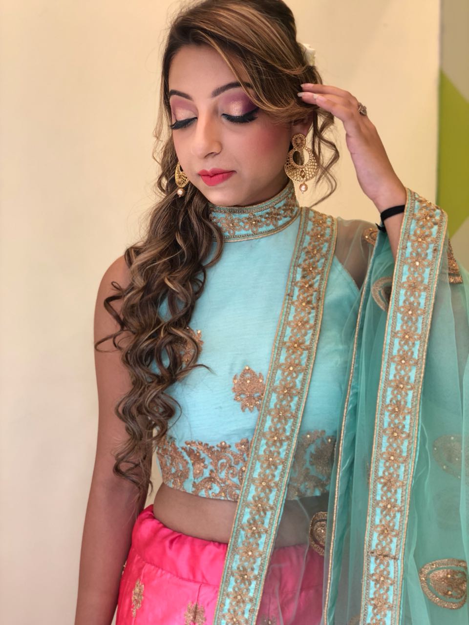 Bridal Makeup Session of Christine Valmy