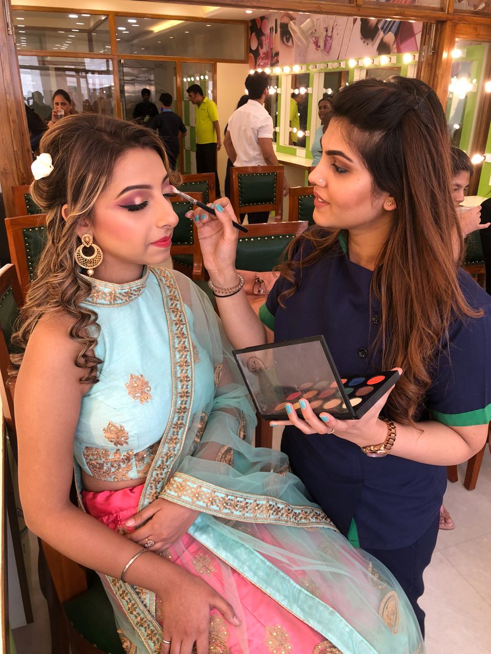 Bridal Makeup Session of Christine Valmy