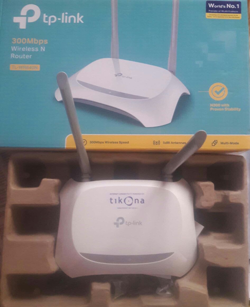 wireless router of ISPL Broadband Services