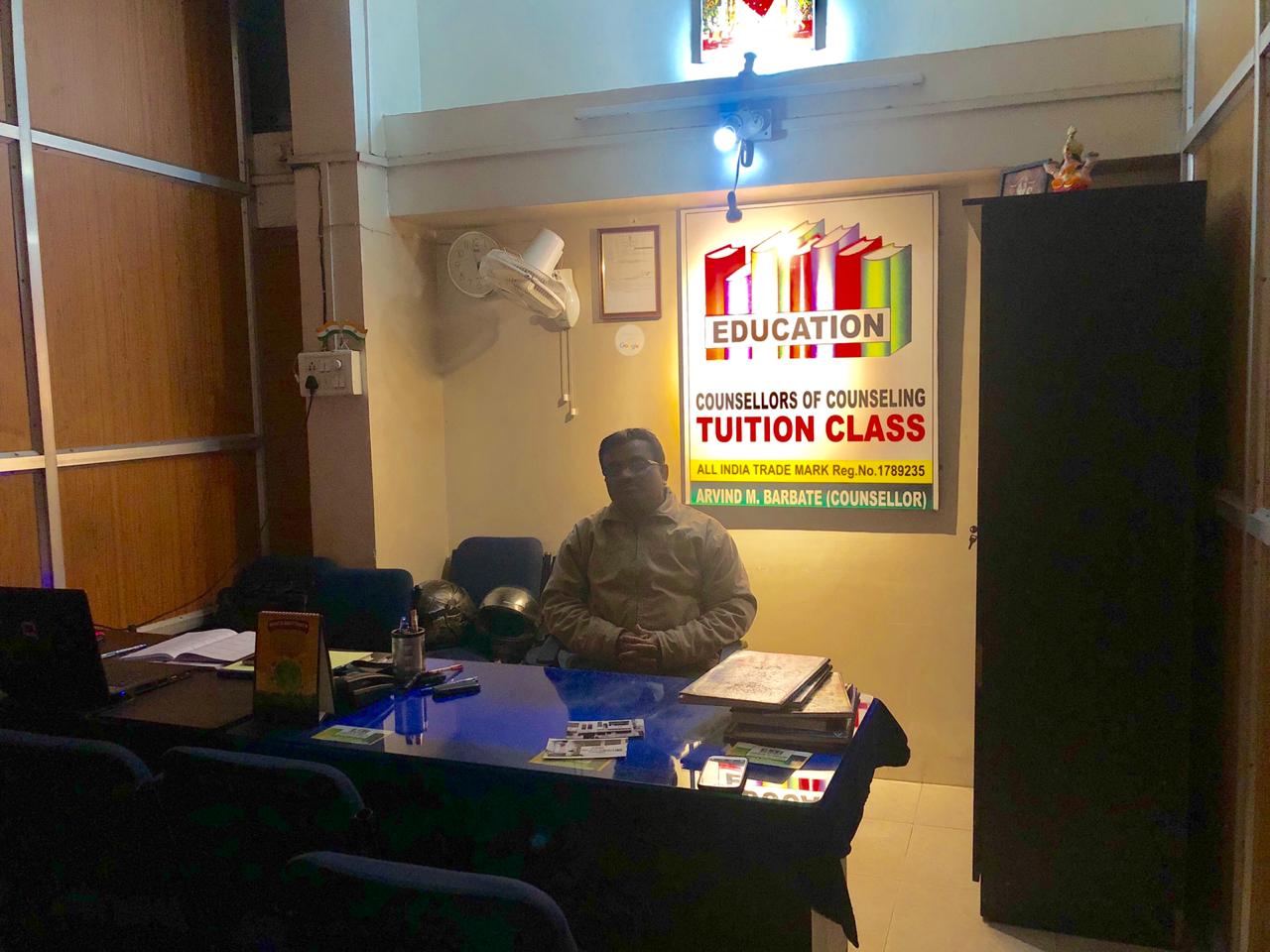 Reception of Home Tutor Counsellor