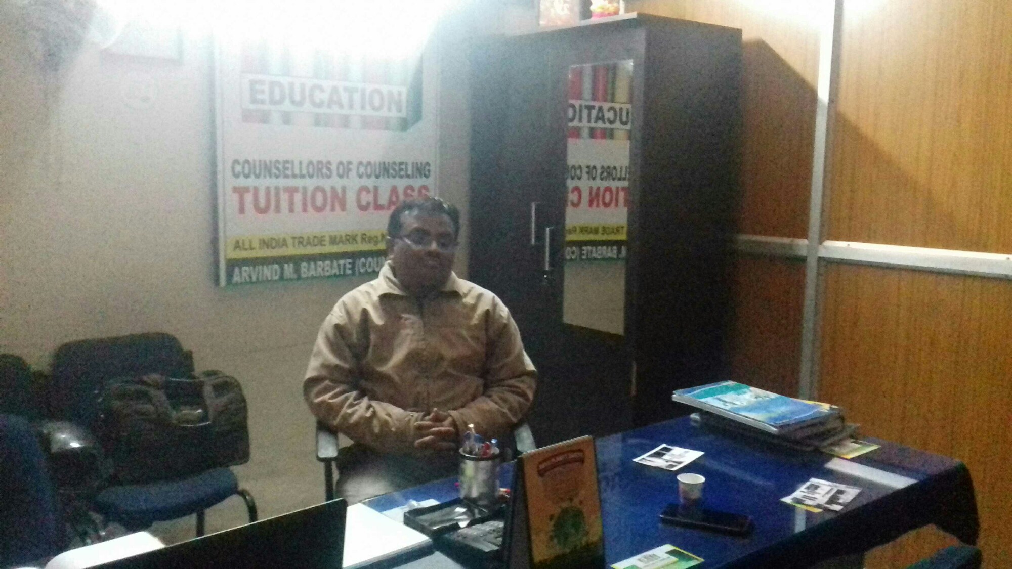 Reception of Home Tutor Counsellor