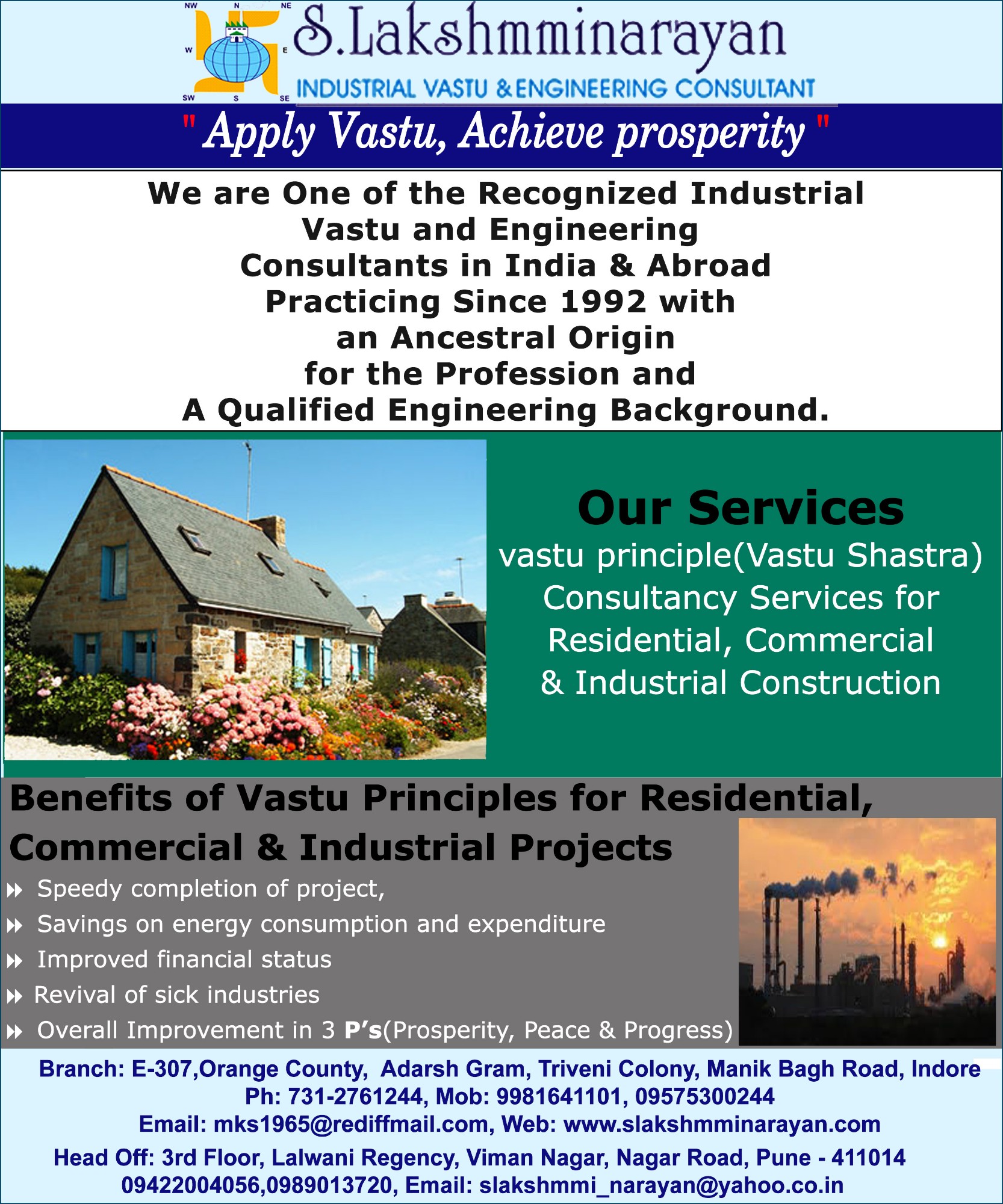Astrology Services of Slalakshminarayan Industrial Vastu & Engineering Consultants
