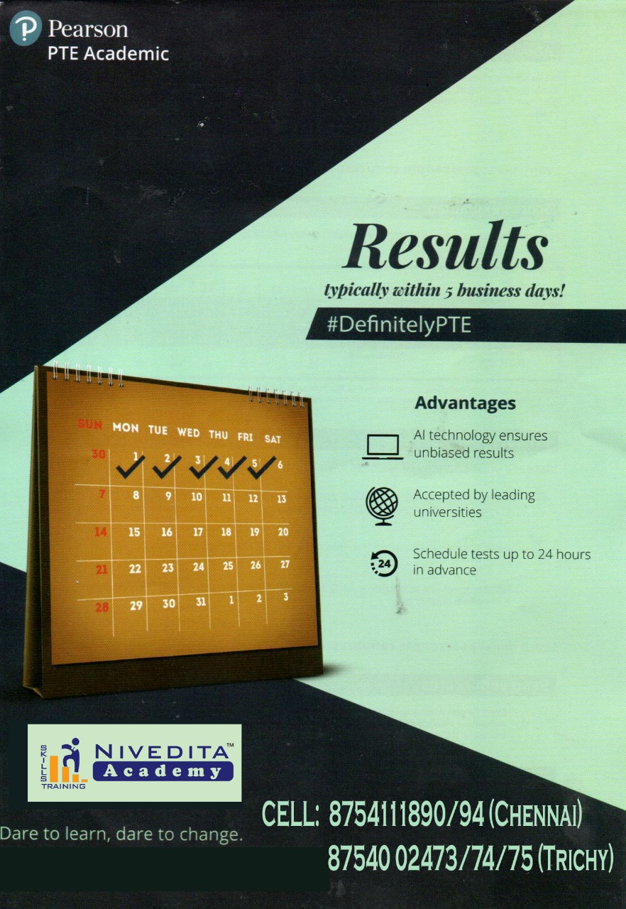 Result Wall of Nivedita Academy Trichy