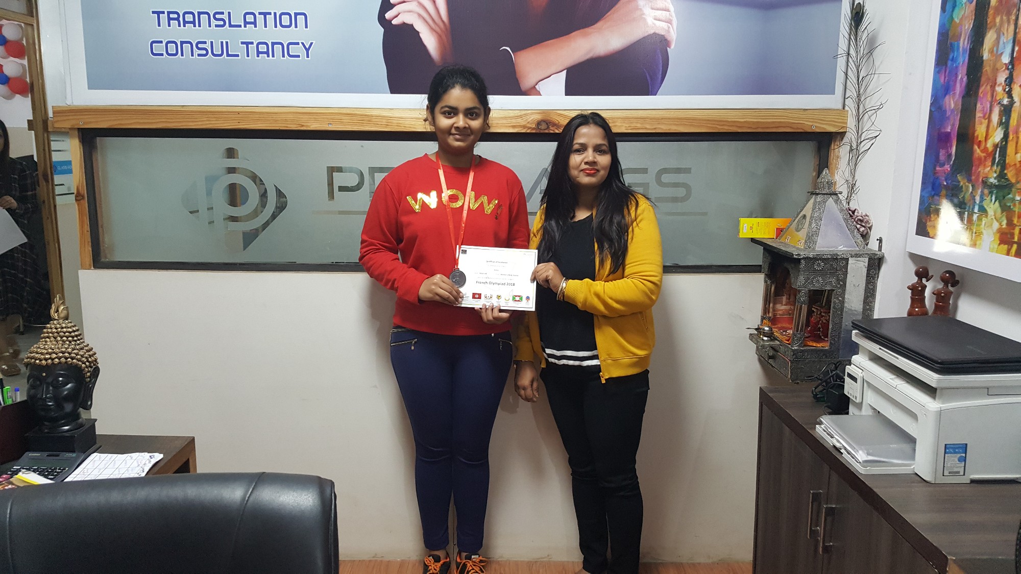 Certificate Distribution of Proflangs Language & Services