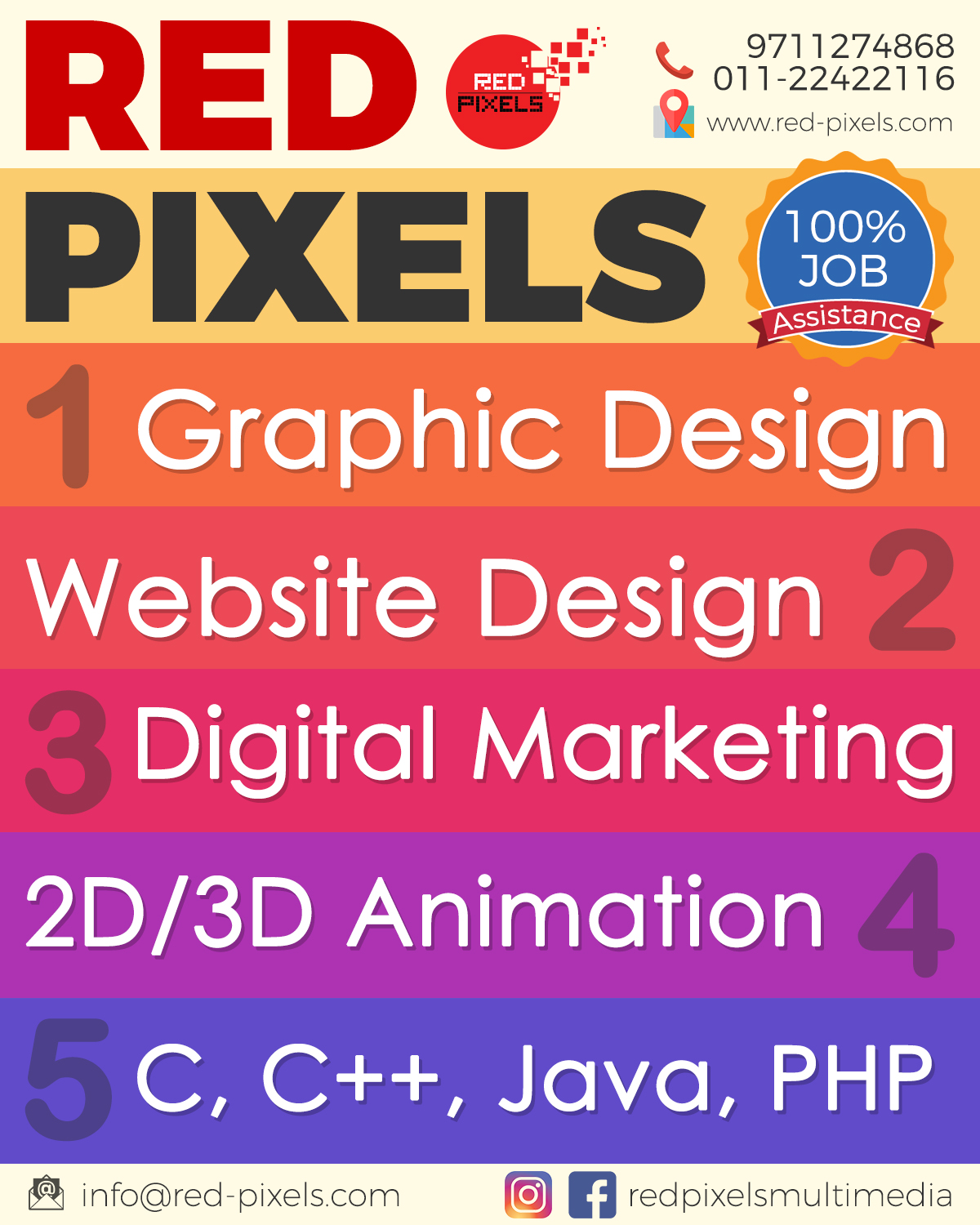 Student Registration Desk of Red Pixels