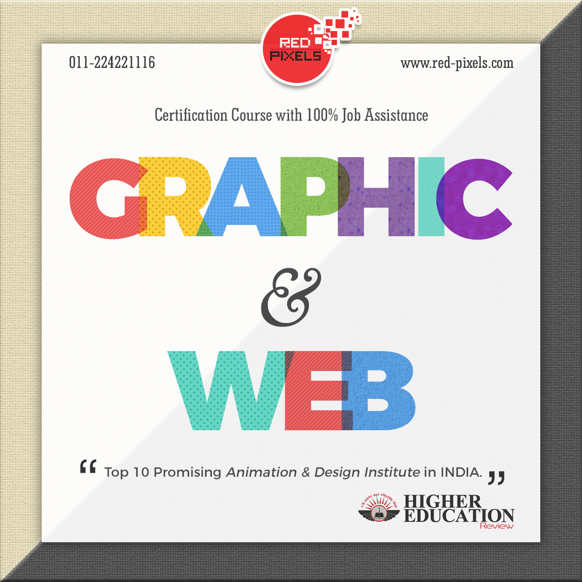 Certification Showcase of Red Pixels