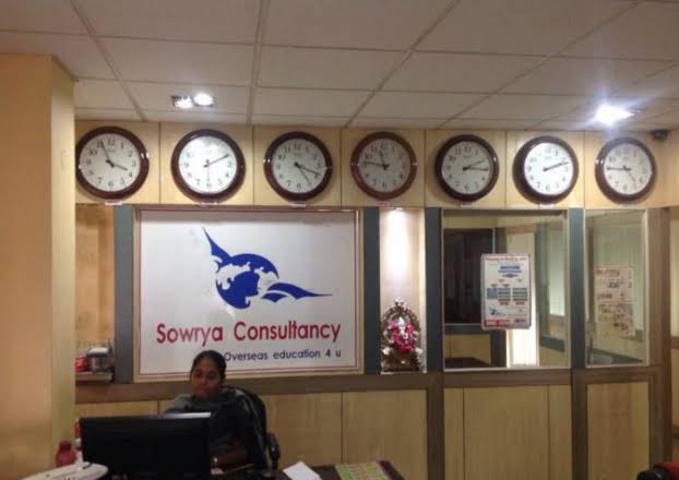 Reception Area of Sowrya Consultancy Private Limited