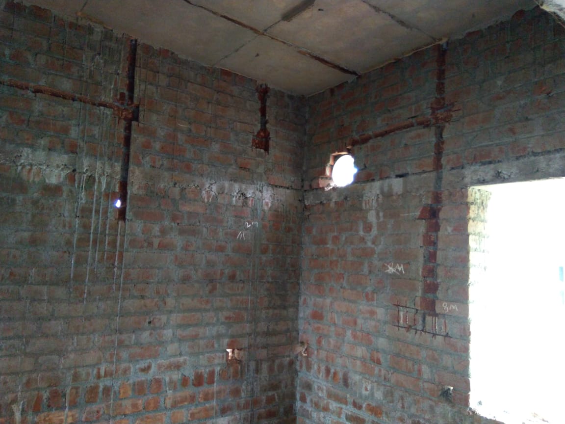 Electrical and Plumbing – Lights, switches, pipelines of SS Son's Constructions