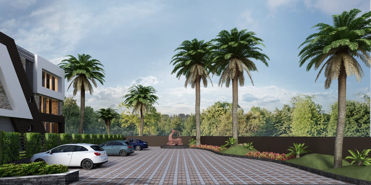 Compound Wall of Studio Axis Design