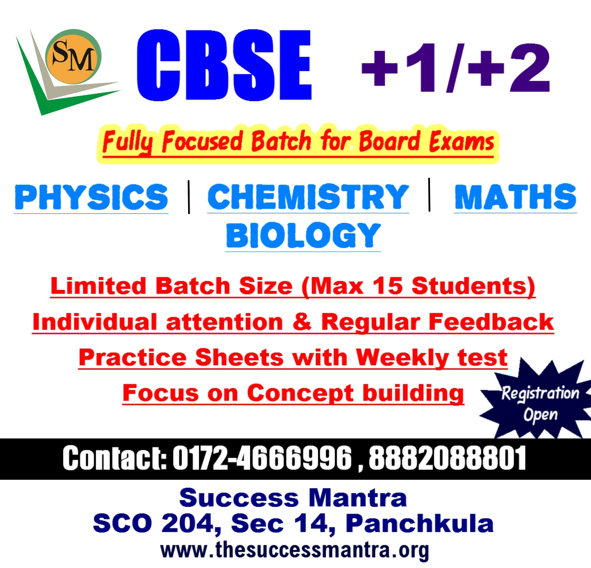 The Success Mantra | NEET , Class 11, 12 Med/Non Med, Sainik School image