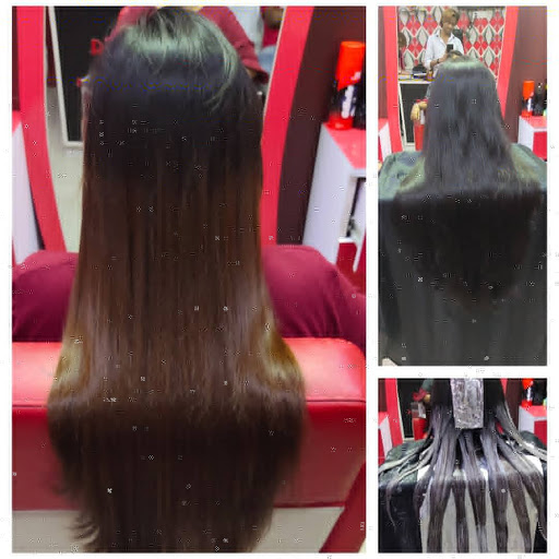 Before & After Results of The Dazzling Diva Unisex Salon