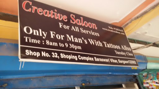 Reception Area of Creative Saloon