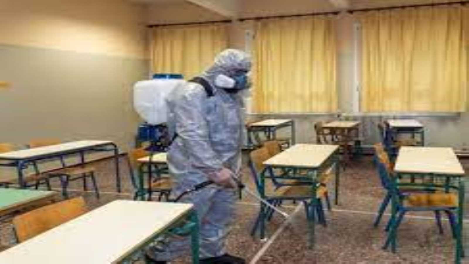 Sanitization in Progress of Pest Control and Cleaning Services Kerala