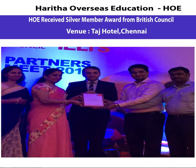 Achievements & Academic Awards of Haritha Overseas Education