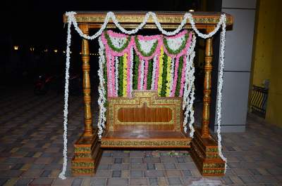 Pooja Mandap Set Up of Subhalaali Caterers
