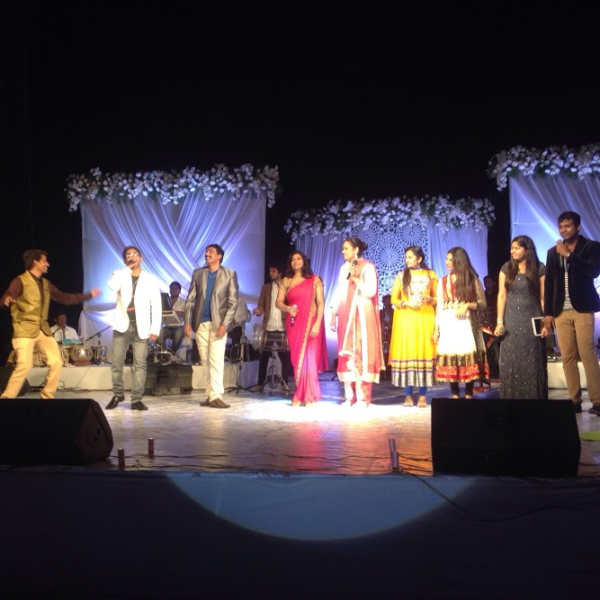 Artist Stage Performance of Max9 Musical Entertainers