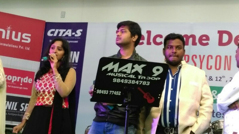 Artist Stage Performance of Max9 Musical Entertainers