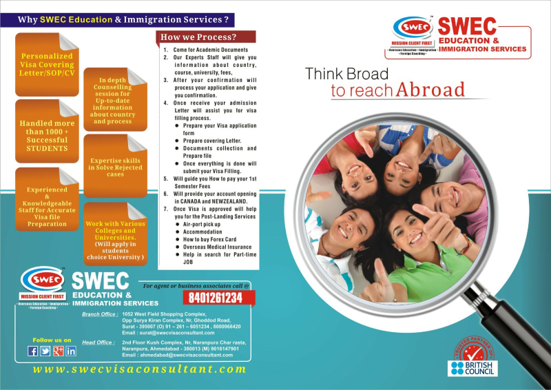 Visa Experts – Visa Success Starts Here of Swec Education & Immigration Services LLP