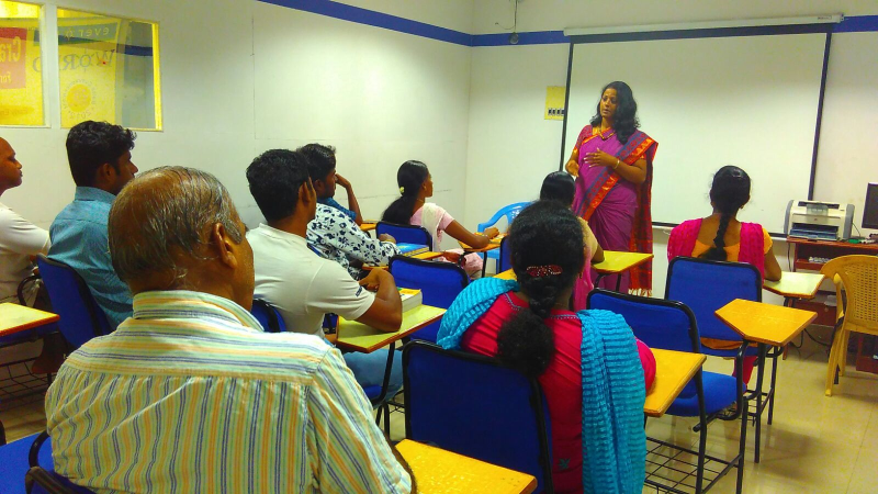 Classroom Session of Nivedita Academy Trichy