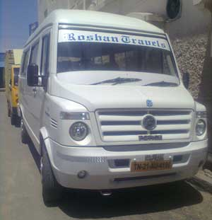 vehicle of New Roshan Travels