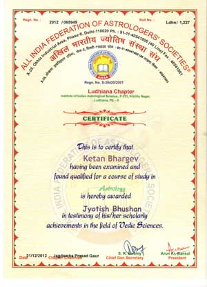 Vedic Astrology of Ketan Astrologer