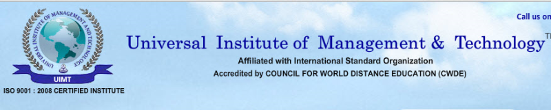 Affiliated University Badge of Universal Institute Of Management & Technology