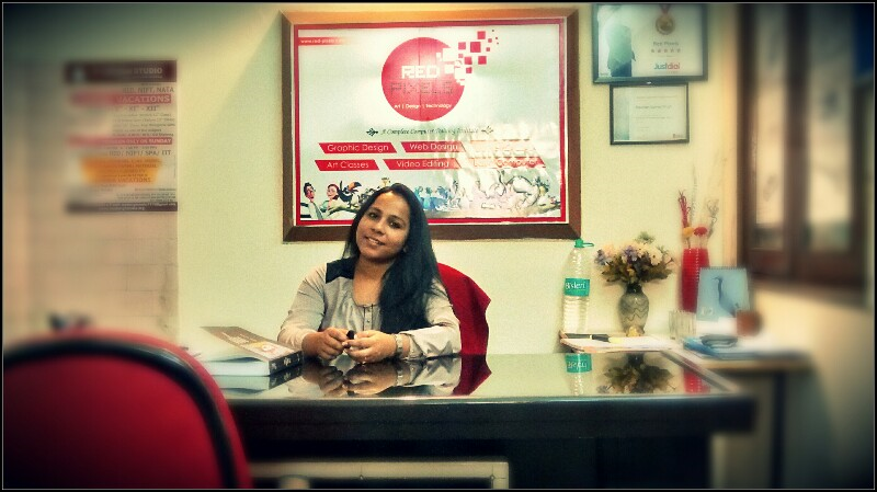 Reception Area of Red Pixels