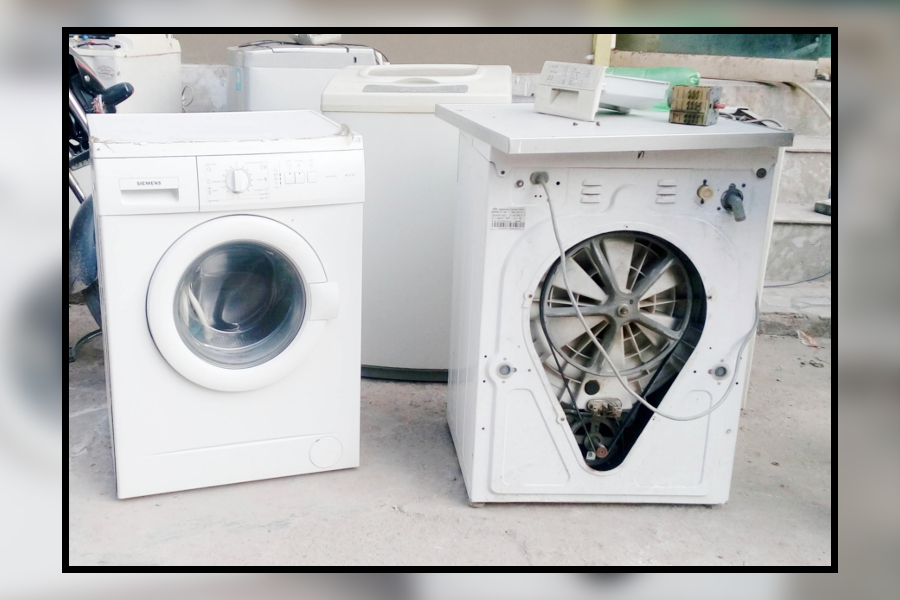Washing Machine Disassembly - Spin Cycle Fix of Wash Care Services