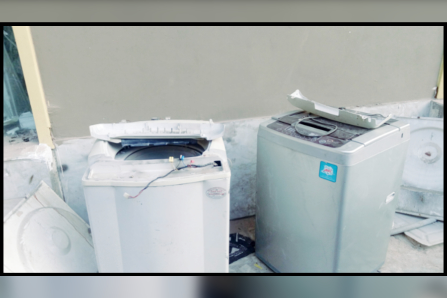 Washing Machine Disassembly - Spin Cycle Fix of Wash Care Services