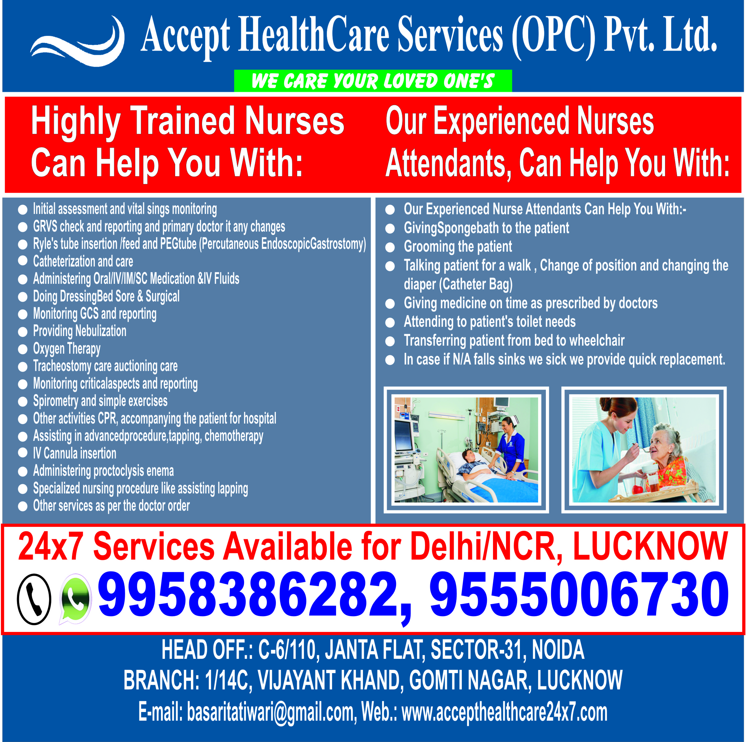 Accept Healthcare Services OPC Pv. Lt. - Lucknow image