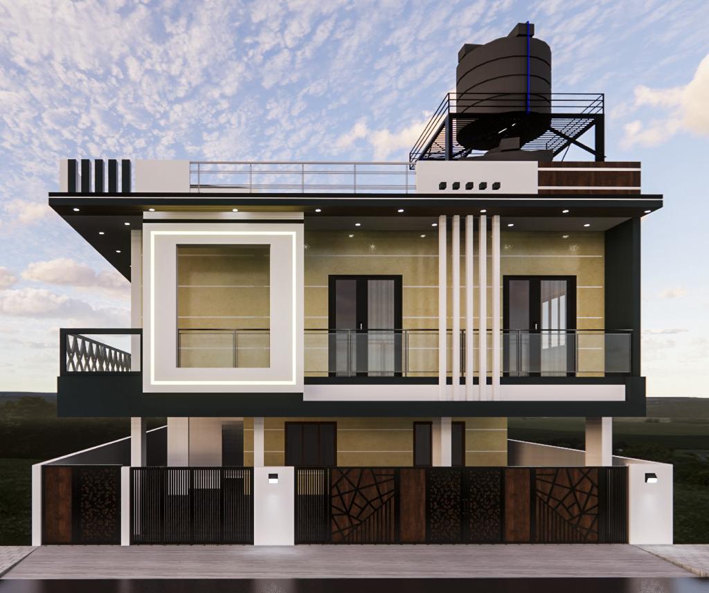 Modern Elevation of Achala Constructions Company