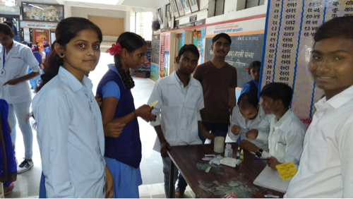 Counselling Desk of Adarsh Paramedical Institute