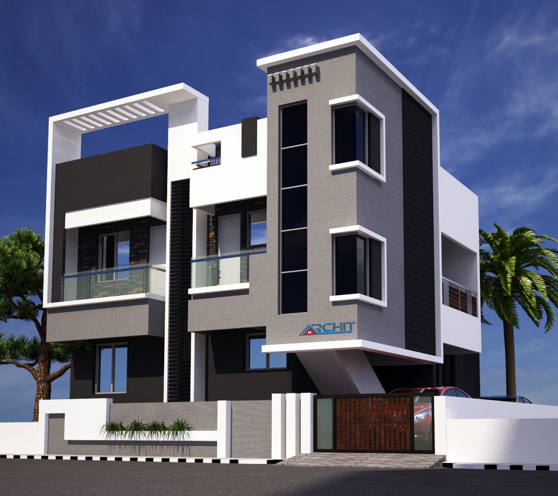 Modern Elevation of Archit Homes Private Limited