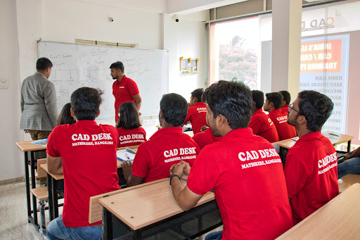 Tutor Teaching Classes of Cad Desk