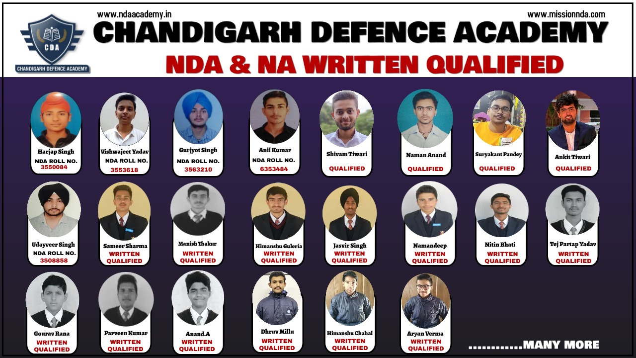 Rank Holders Wall of Chandigarh Defence Academy