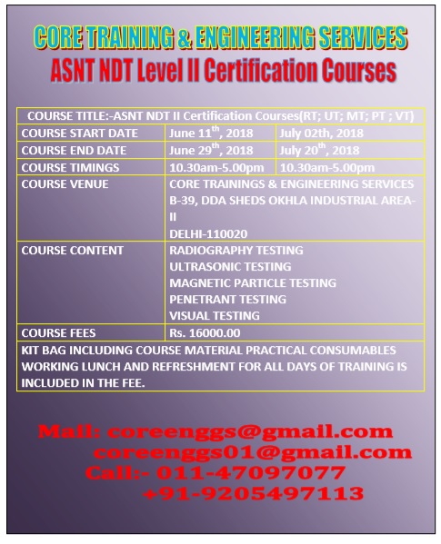 Certificate Distribution of Core Training & Engineering Services