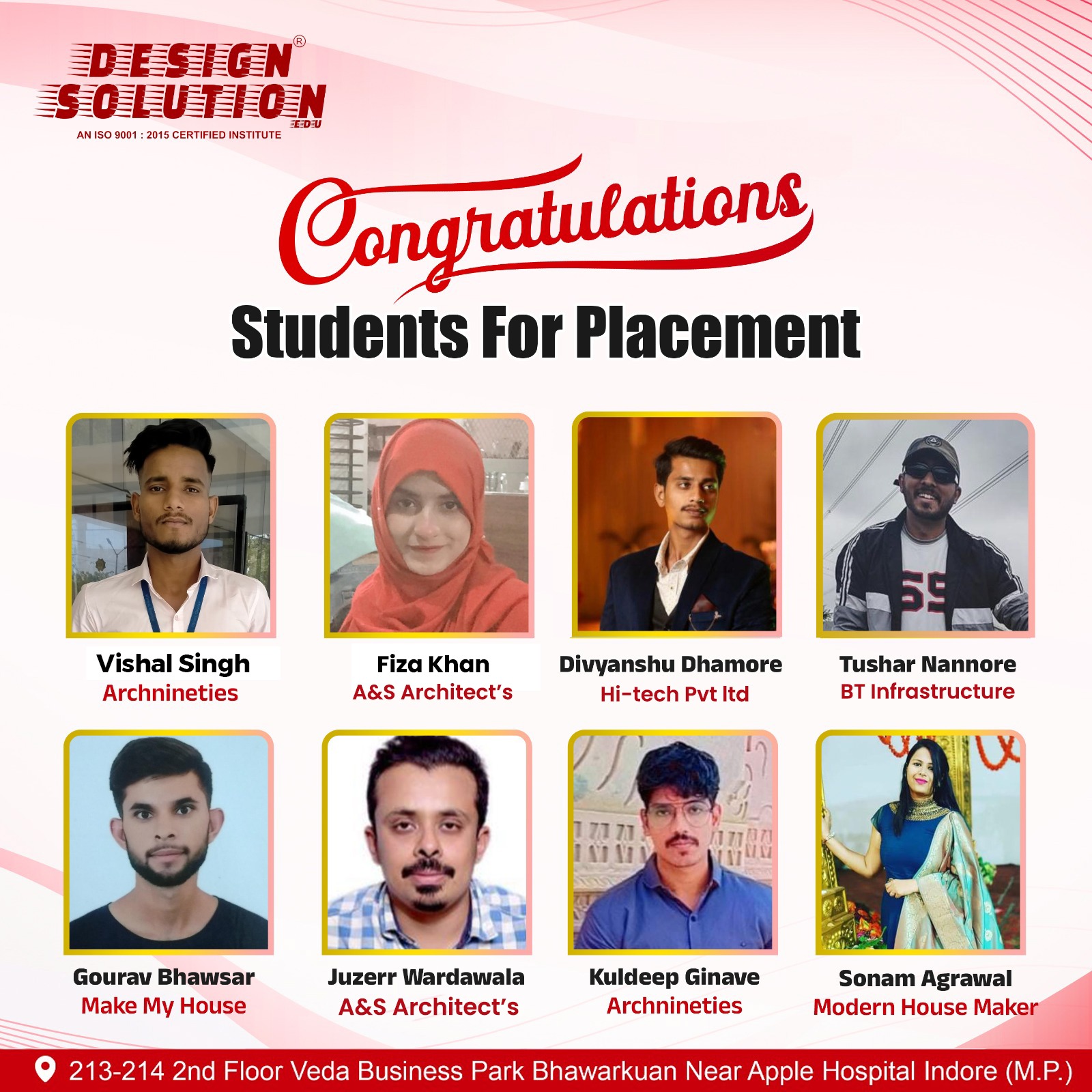 Alumni Success Stories of Design Solution