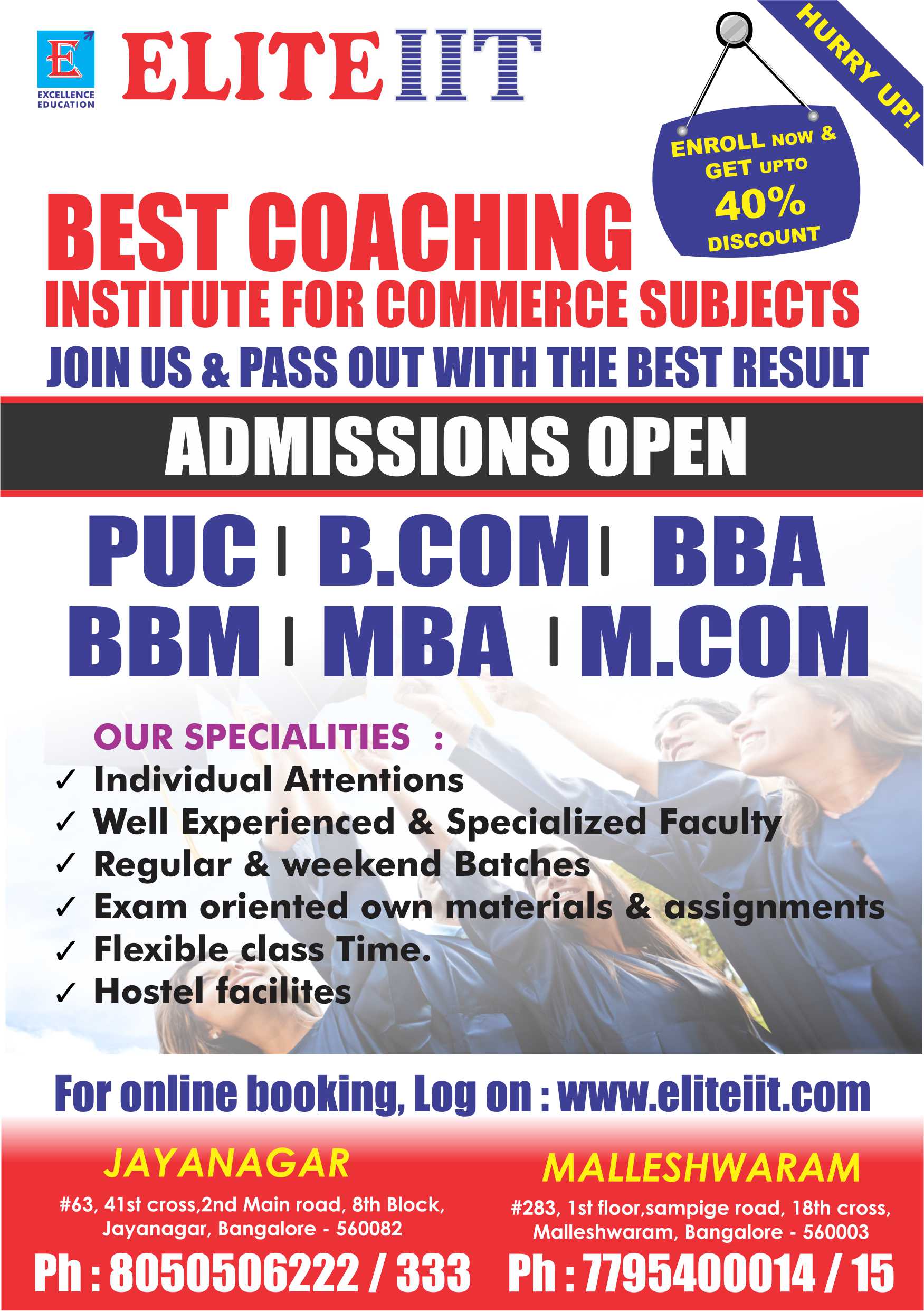 Counselling Desk of Elite IIT 